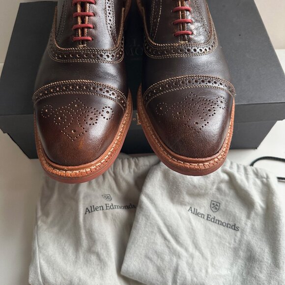 Allen Edmonds Strandmok Cap-toe Oxford - Brown - Size 14D - Picture 4 of 9